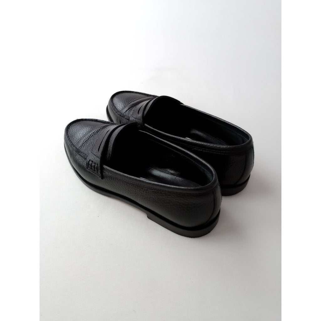MANOLO BLAHNIK マノロブラニク PERRITA ペニーローファー シューズ 靴 黒 ブラック 37 【中古】