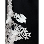 mina perhonen ミナペルホネン forest parade フォレストパレード ロング コート ウール 毛 100％  38 黒 ブラック【中古】