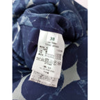 mina perhonen ミナペルホネン forest parade フォレストパレード ロング コート ウール 毛 100％  38 黒 ブラック【中古】