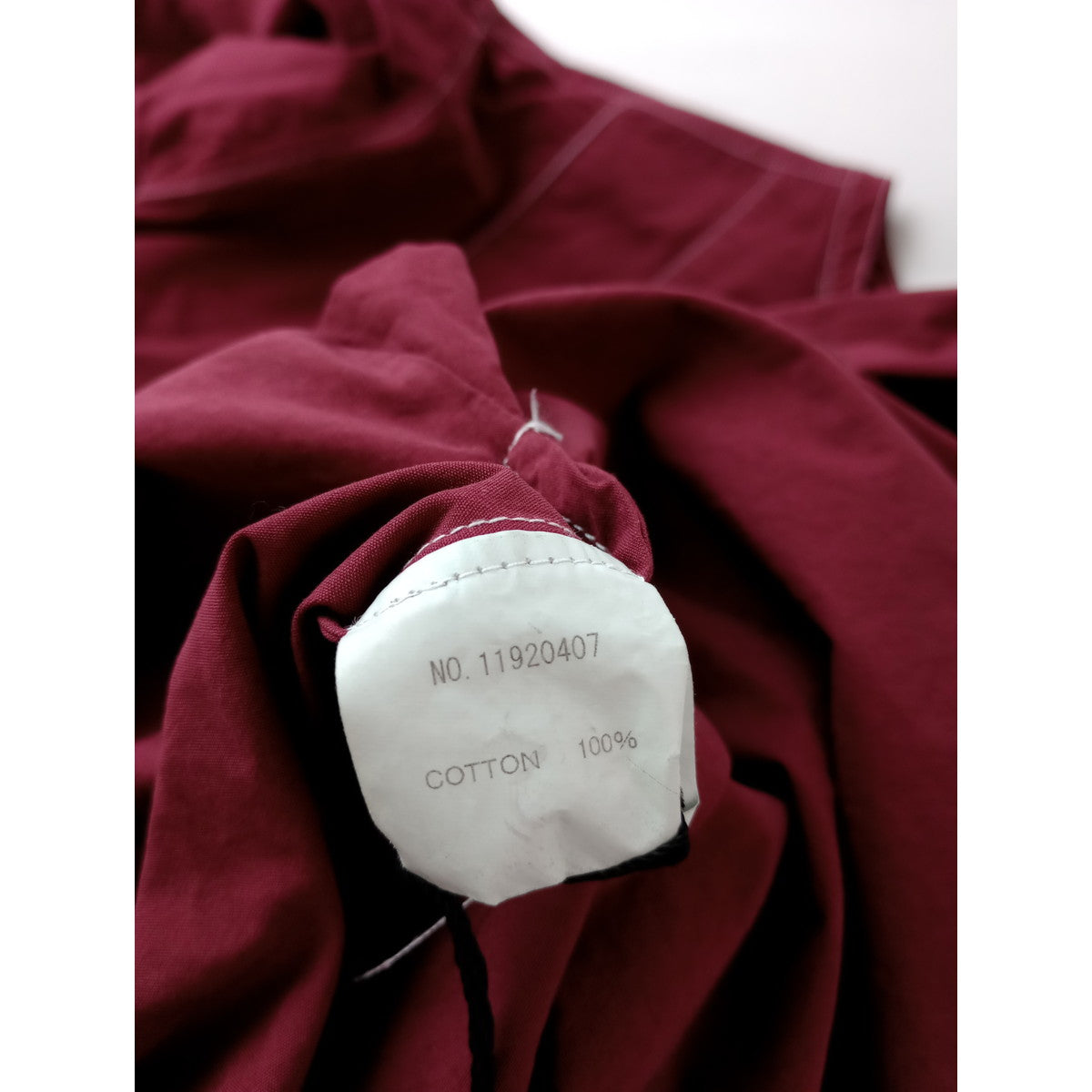 〈染〉 TODAYFUL トゥディフル  ヴィンテージ ドレス  シャツ トップス ブルゴーニュ 【中古】