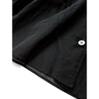 〈染〉マーガレットハウエル  MARGARET HOWELL  COTTON ORGANZA  シアー シャツ ブラウス  1  黒 ブラック 【中古】