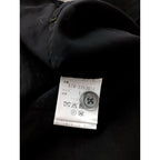 〈染〉マーガレットハウエル  MARGARET HOWELL  COTTON ORGANZA  シアー シャツ ブラウス  1  黒 ブラック 【中古】