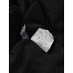 〈染〉ゴーシュ   80/1   スピンオックス  半袖   ブラウス  トップス 黒 ブラック 2 【中古】