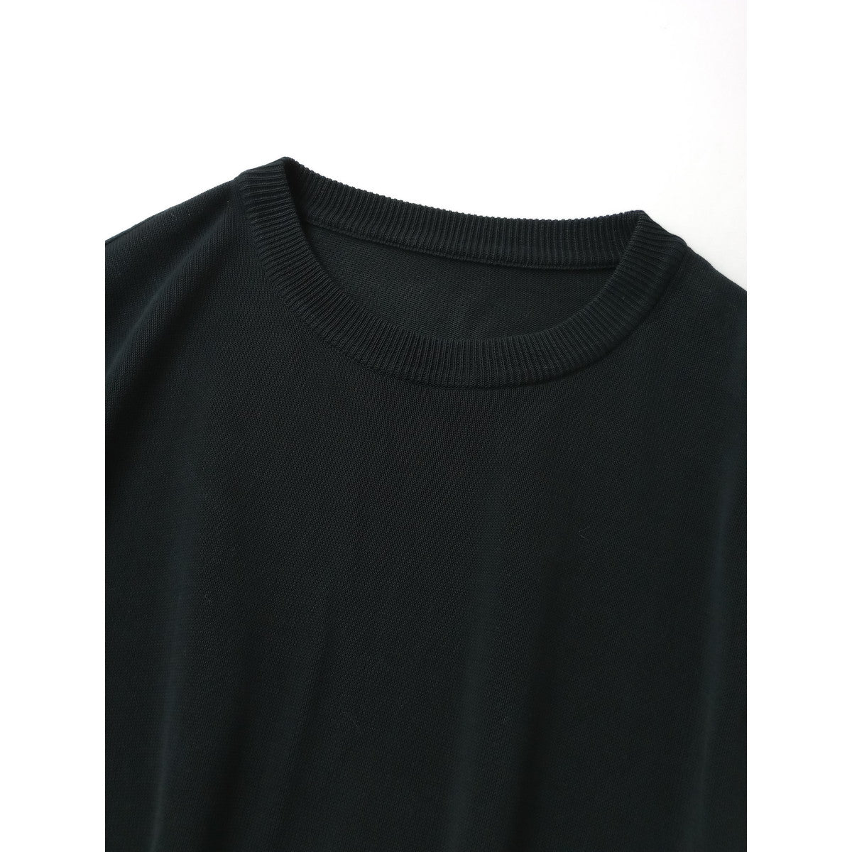 〈染〉TORICI  トリチ   アイス ビック  T  セーター  ニット トップス  黒 ブラック   1号 【中古】