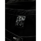 〈染〉R&D.M.Co-  オールドマンズテーラー  リネン プルオーバー  長袖  シャツ トップス 黒 ブラック 【中古】
