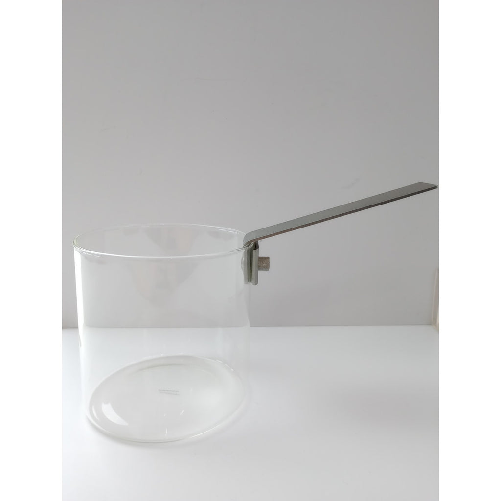 新品  Knindustrie  ケイエヌインダストリー社  THE KETTLE ガラス 片手 ポット ミルクパン