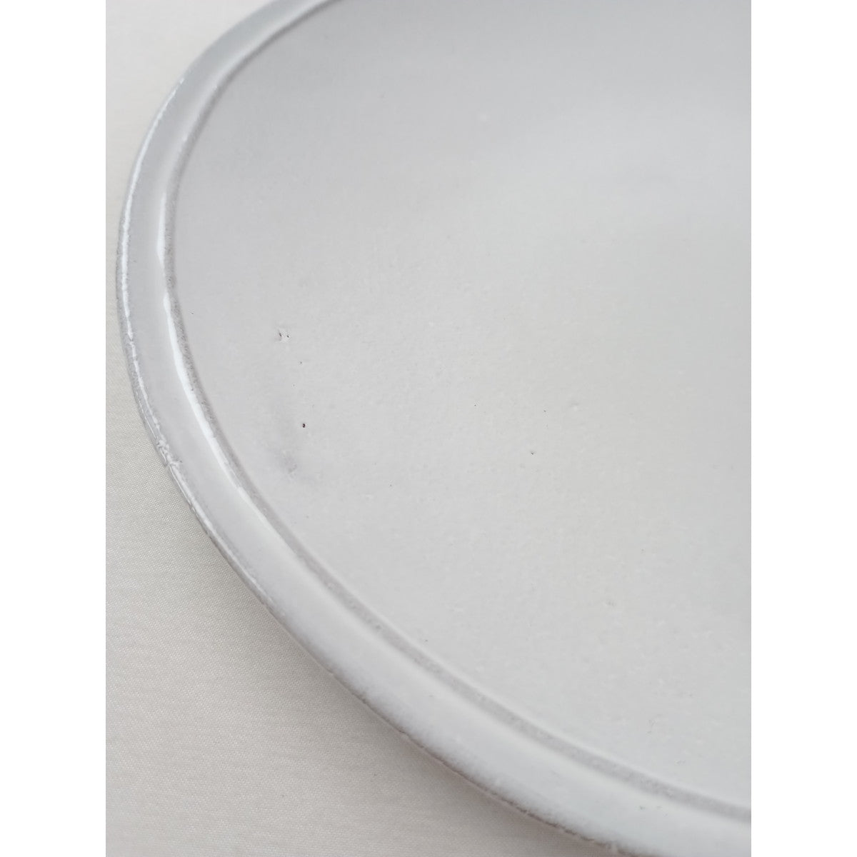 Astier de Villatte アスティエ・ド・ヴィラット Simple プレート 24cm  白【中古】