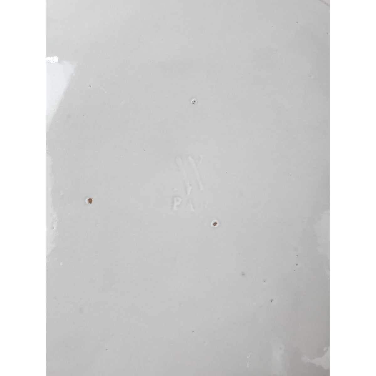 Astier de Villatte アスティエ・ド・ヴィラット Simple プレート 24cm  白【中古】