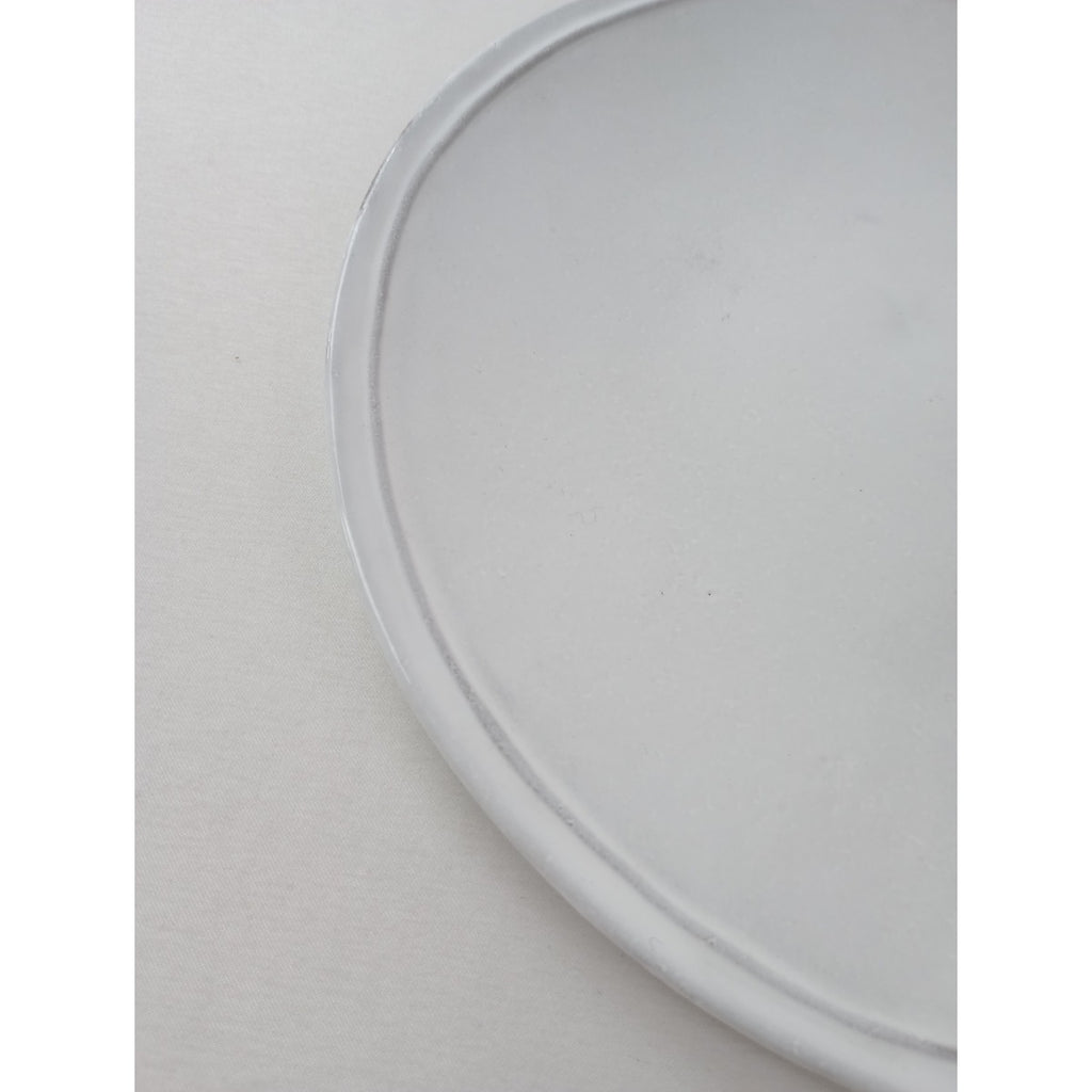 Astier de Villatte アスティエ・ド・ヴィラット Simple プレート 24cm  白【中古】