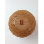 我戸幹男商店  山中漆器 茶筒 KARMI 徳 Soji ナチュラル Tea Canister 木製  ナチュラルブラウン【中古】