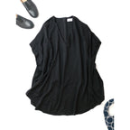 26SS RIM.ARK リムアーク Relaxed flap tops リラックスド フラップ トップス 黒 ブラック FREE 【中古】