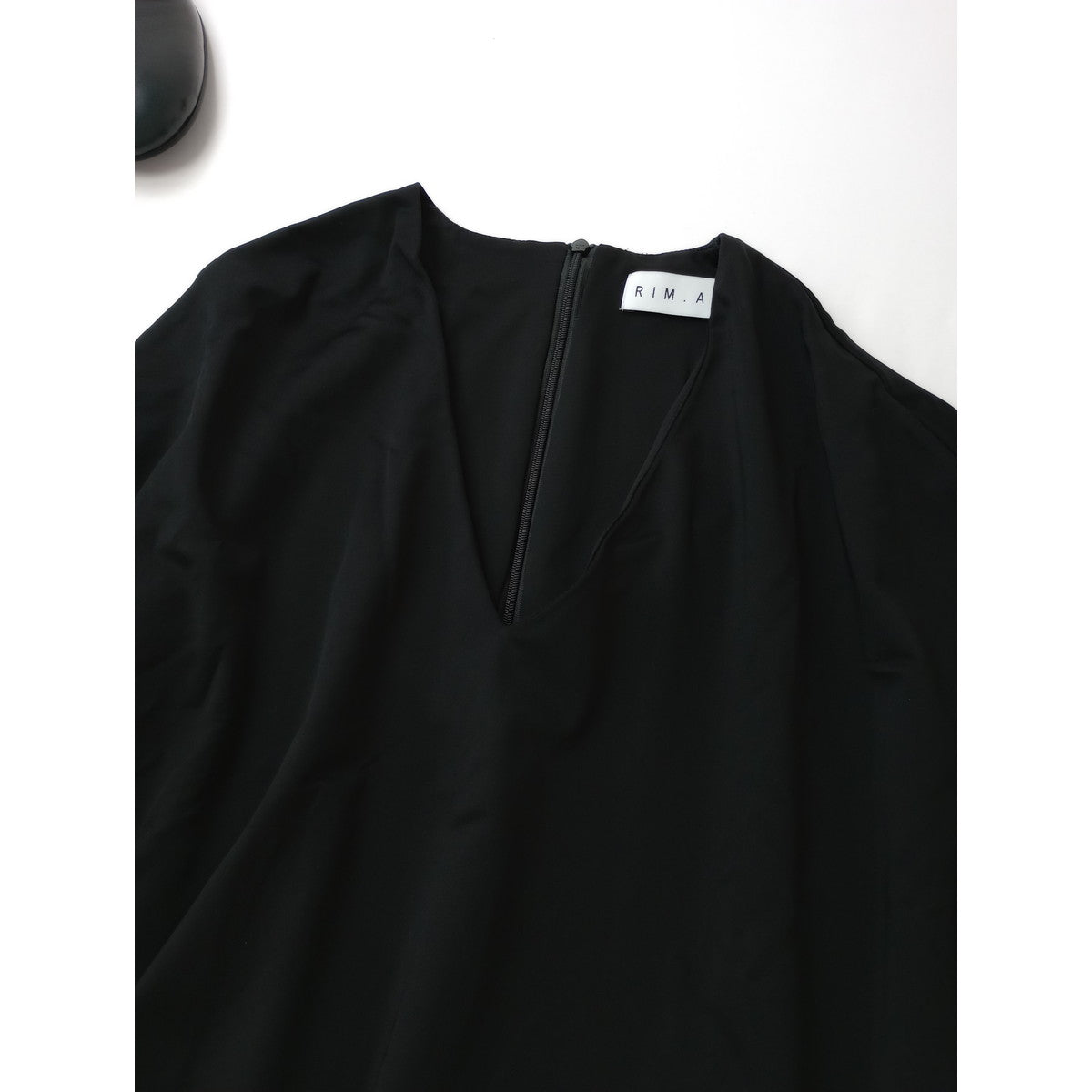 26SS RIM.ARK リムアーク Relaxed flap tops リラックスド フラップ トップス 黒 ブラック FREE 【中古】