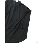 26SS RIM.ARK リムアーク Relaxed flap tops リラックスド フラップ トップス 黒 ブラック FREE 【中古】