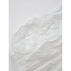 26SS  Muche et Muchette ミュッシェエミュセット Coquette Lace Trimmed Top レース 刺繍 ブラウス トップス  長袖 白  0/S 【中古】