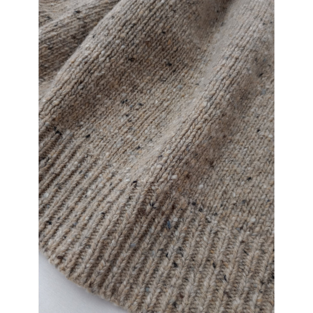 MARGARET HOWELL マーガレットハウエル DONEGAL MERINO イタリア製 ドネガル メリノウール ニット セーター ベージュ (13M＋1077)【中古】