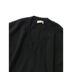 MARGARET HOWELL マーガレットハウエル POCKET SLIPOVER KNIT ウール 毛 100％ ニットベスト トップス  黒 ブラック 2【中古】