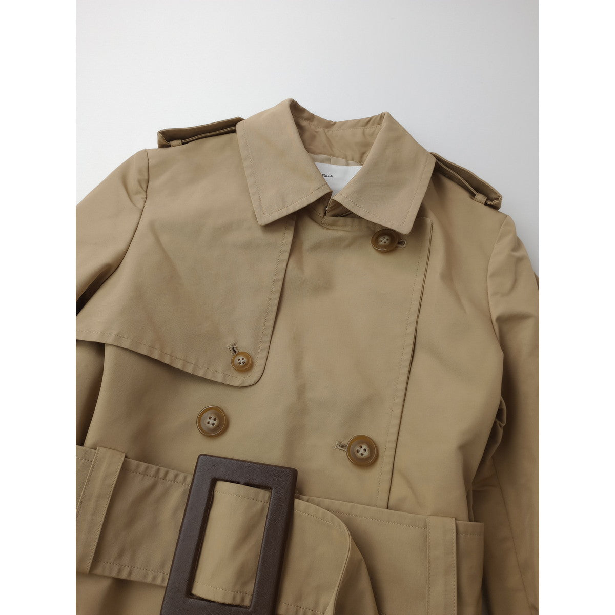 TOGA PULLA トーガ プルラ ロング トレンチコート ベージュ  36【中古】