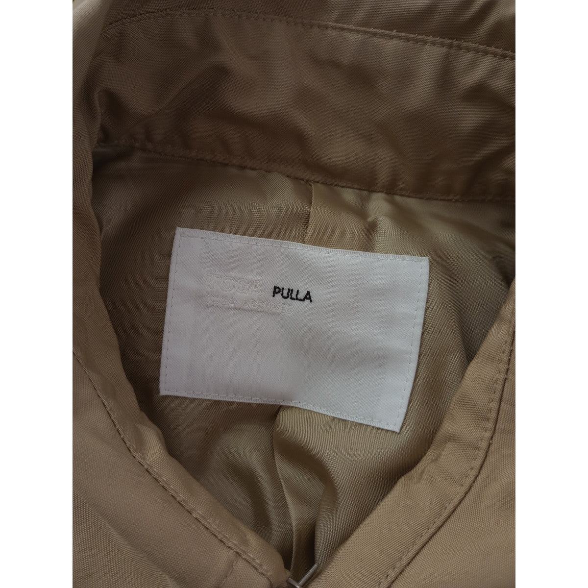 TOGA PULLA トーガ プルラ ロング トレンチコート ベージュ  36【中古】