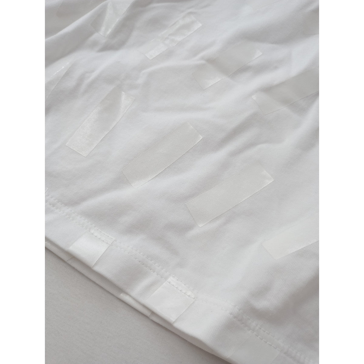 Maison Margiela  メゾンマルジェラ  Tape Print T-Shirt テープ プリント 半袖 Tシャツ カットソー トップス 白 ホワイト XS 【中古】