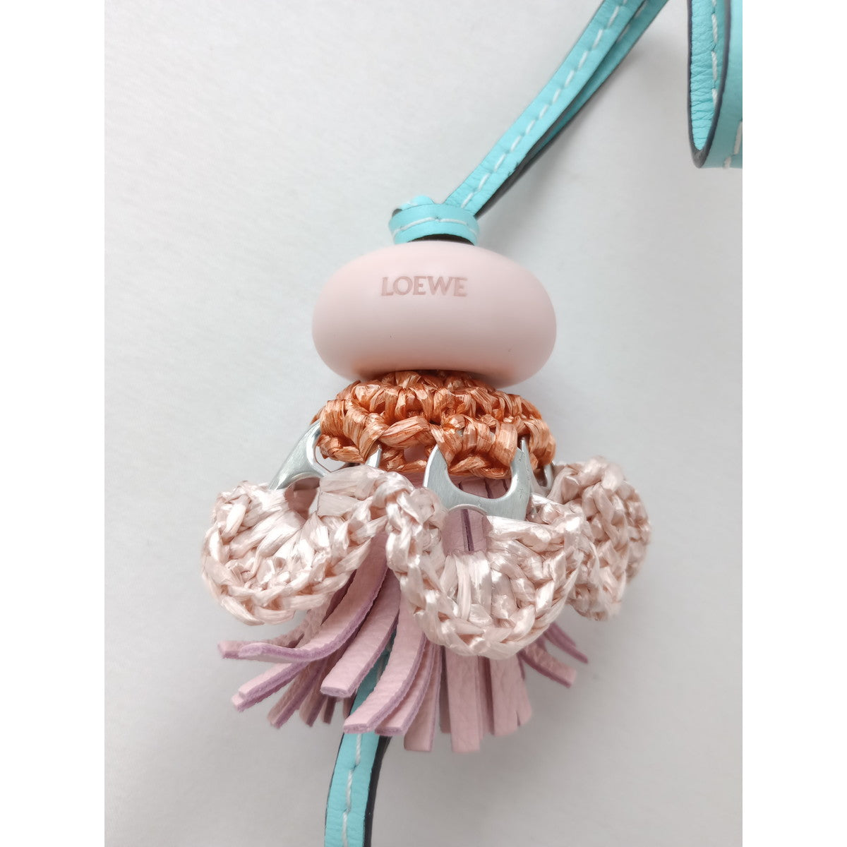LOEWE ロエベ SEA ANGEL クリオネ クラゲ バッグチャーム  ピンク ブルー 【中古】