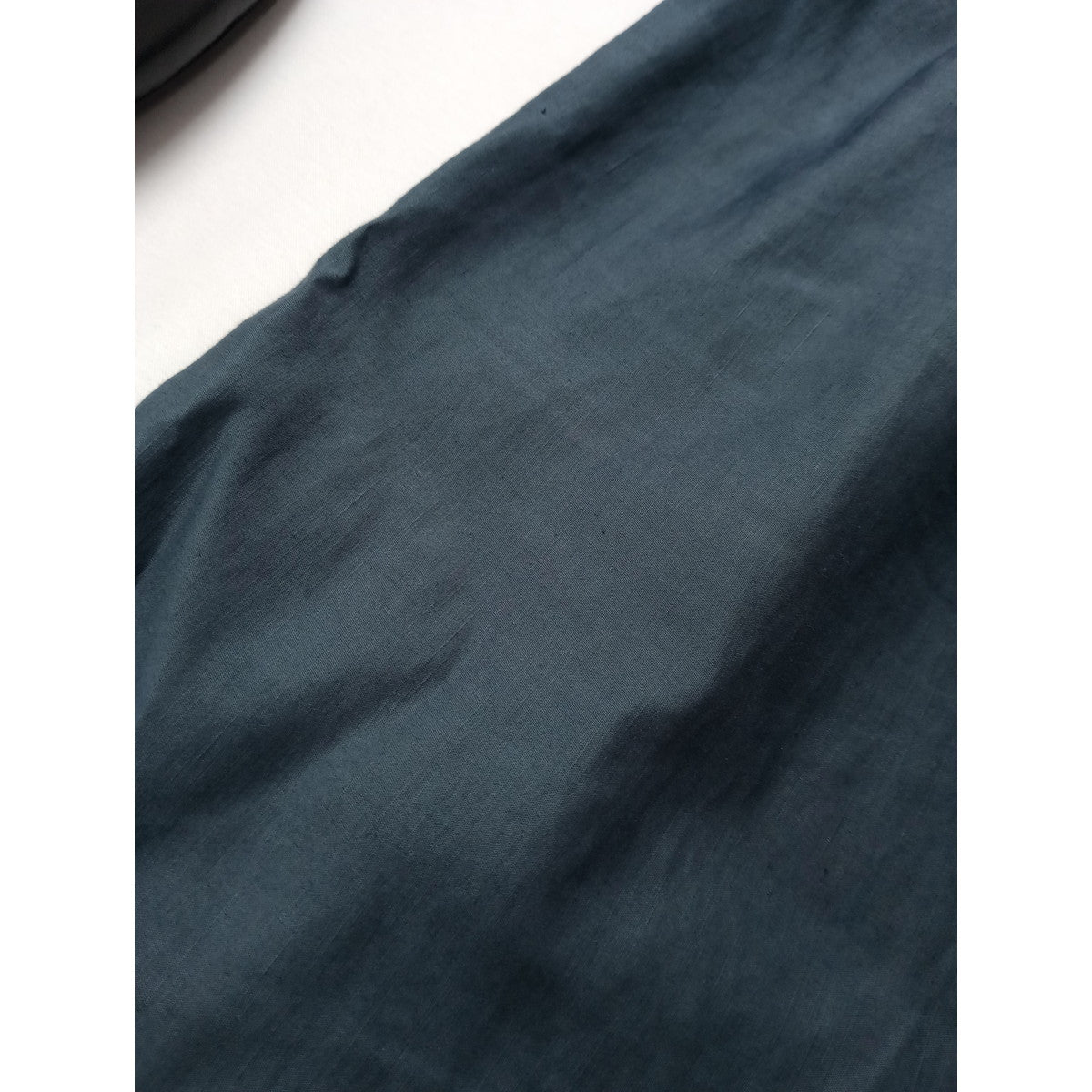 mina perhonen ミナペルホネン aperto リネン コットン タック パンツ ブルーグレー 36【中古】