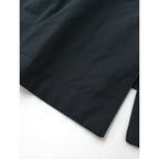 MARGARET HOWELL マーガレットハウエル DENSE COTTON POPLIN ウール ナイロン ダッフル ロング コート 黒 ブラック 1 (13M＋1073) 【中古】