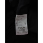 MARGARET HOWELL マーガレットハウエル DENSE COTTON POPLIN ウール ナイロン ダッフル ロング コート 黒 ブラック 1 (13M＋1073) 【中古】