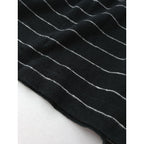 MARGARET HOWELL マーガレットハウエル LINEN JERSEY リネン 麻 100％ ジャージー 半袖 カットソー トップス 黒 ブラック 2 【中古】
