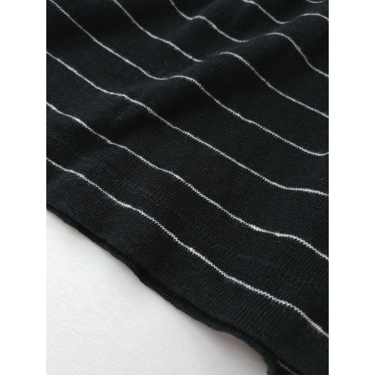 MARGARET HOWELL マーガレットハウエル LINEN JERSEY リネン 麻 100％ ジャージー 半袖 カットソー トップス 黒 ブラック 2 【中古】