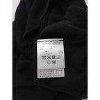 MARGARET HOWELL マーガレットハウエルCOTTON LINEN コットン リネン ショールカラー サマー ニット トップス 黒 ブラック 2  【中古】