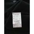 25SS MARGARET HOWELL マーガレットハウエル RIBBED COTTON CASHMERE コットン カシミヤ ニット ベスト トップス 黒 ブラック 2【中古】