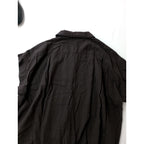 25SS MARGARET HOWELL マーガレットハウエル COTTON CHIFFON SHIRT コットン 綿 100％ シフォン シャツ ブラウス 半袖  ダークブラウン 1 【中古】
