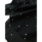 25SS  MARGARET HOWELL マーガレットハウエル COTTON POLKA DOT コットン 綿 100％ ポルカ ドット シャツブラウス 黒 ブラック 1【中古】