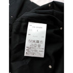 25SS  MARGARET HOWELL マーガレットハウエル COTTON POLKA DOT コットン 綿 100％ ポルカ ドット シャツブラウス 黒 ブラック 1【中古】