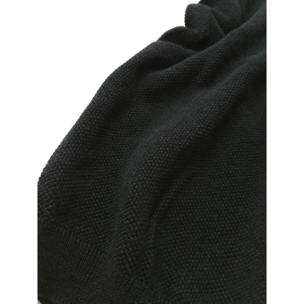 MARGARET HOWELL マーガレットハウエル COTTON HEMP KNIT コットン ヘンプ ニット 黒 ブラック 2【中古】