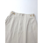 MARGARET HOWELL マーガレットハウエル COTTON TWILL SKIRT コットン ツイル ロングスカート コットン 綿 100％ ベージュ 0 【中古】