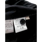 MARGARET HOWELL × FOX BROTHERSマーガレットハウエル STRIPE WOOL PLAINWEAVE TROUSERS ストライプ ウール毛 100％ トラウザーパンツ 黒 ブラック 1 【中古】