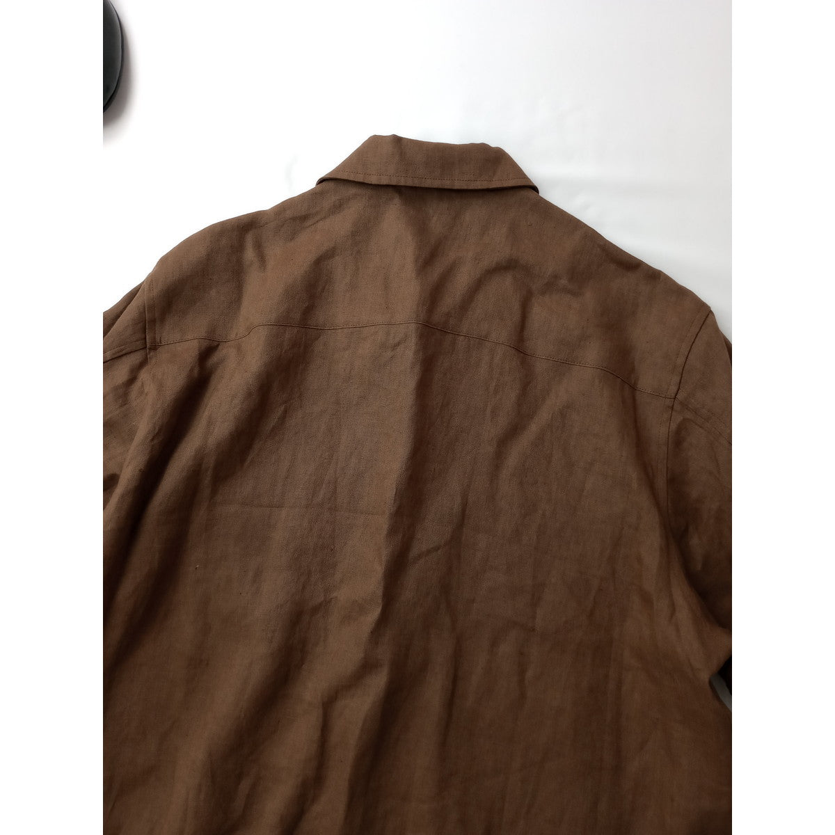 新品 26SS TENUE × MMN テニュイ 別注 リネンミリタリージャケット  ブラウン F