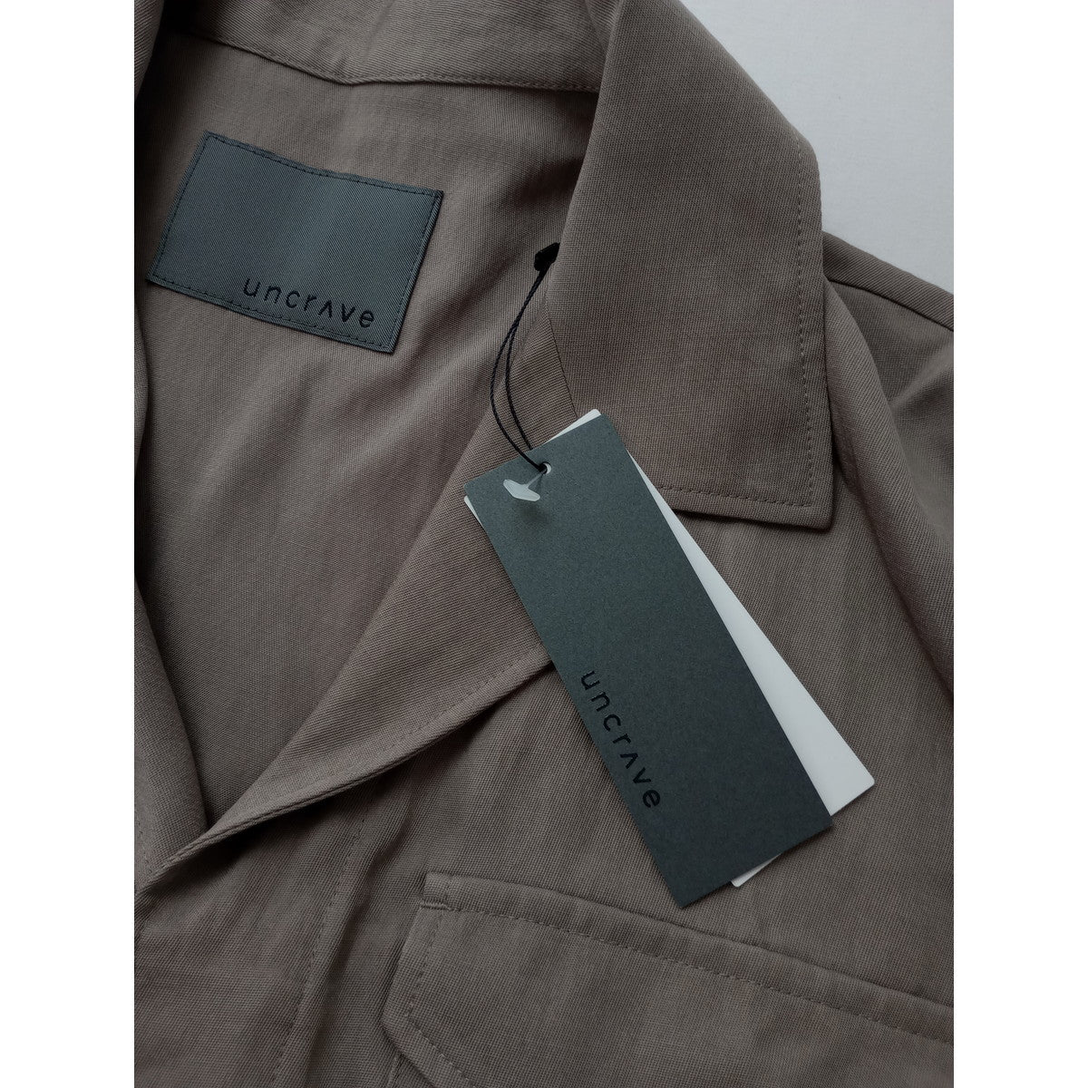 新品 25SS  uncrave アンクレイヴ オンワード樫山 ドレープツイル　ジャケット ベージュ  1