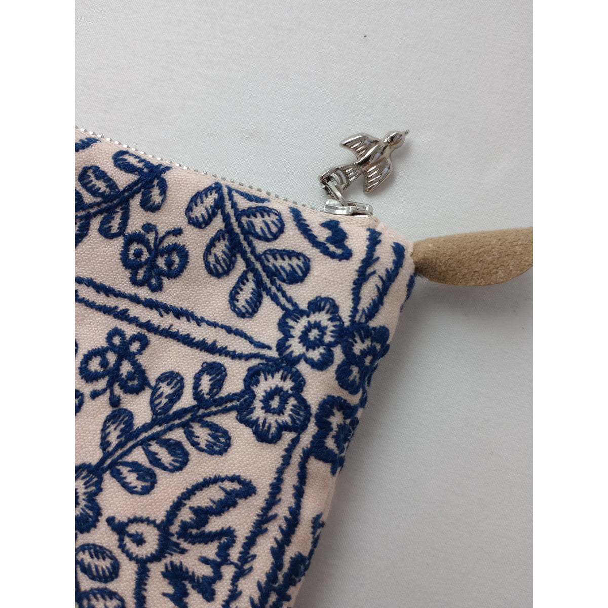 mina perhonen ミナペルホネン felice korva pouch コンパクトポーチ ピンク 【中古】