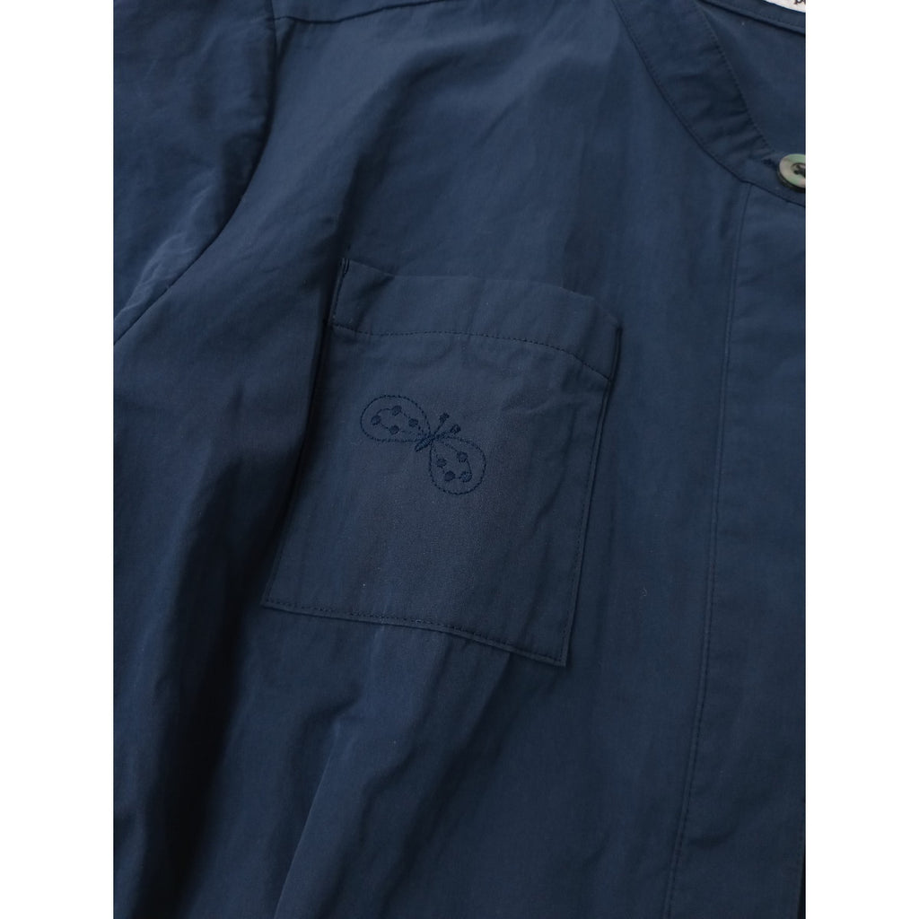 mina perhonen ミナペルホネン  choucho コンビネゾン サロペット オールインワン ネイビー 38   【中古】