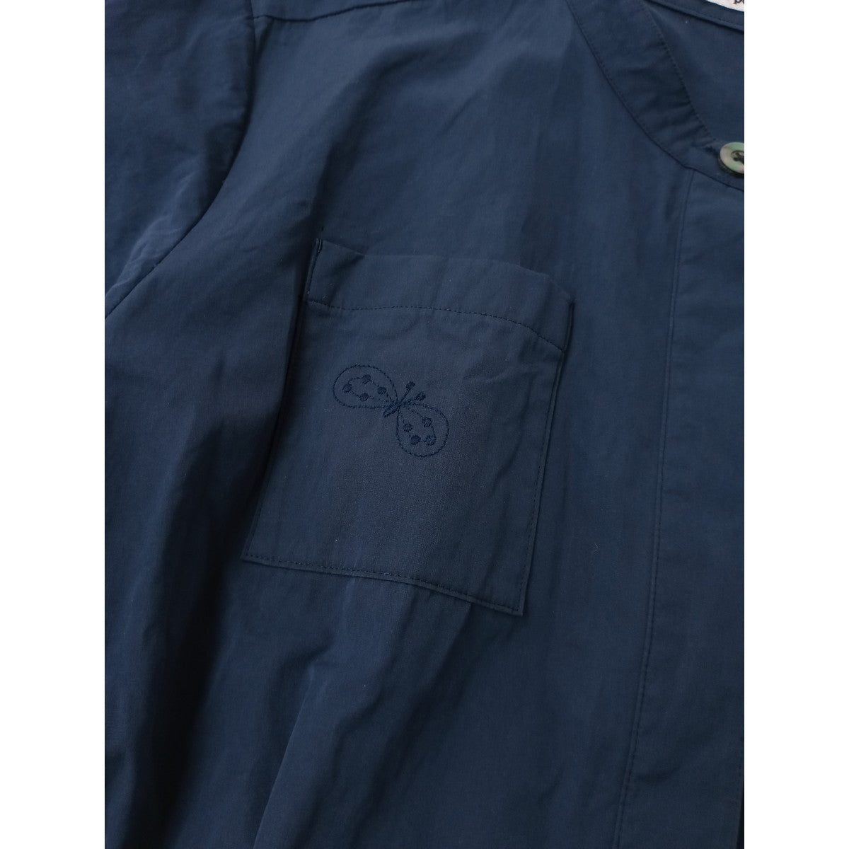 mina perhonen ミナペルホネン  choucho コンビネゾン サロペット オールインワン ネイビー 38   【中古】