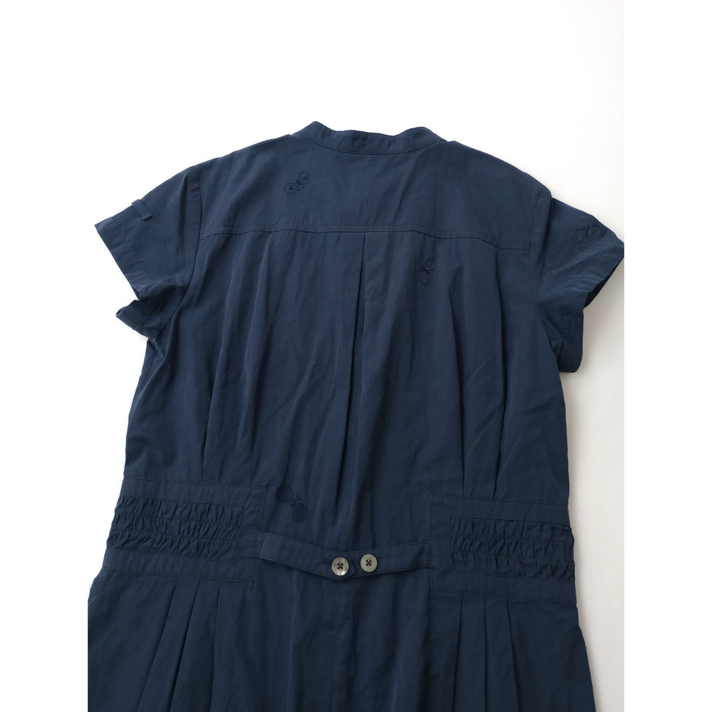 mina perhonen ミナペルホネン  choucho コンビネゾン サロペット オールインワン ネイビー 38   【中古】