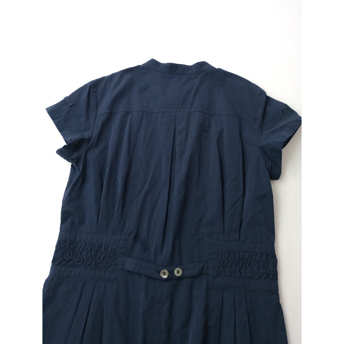 mina perhonen ミナペルホネン  choucho コンビネゾン サロペット オールインワン ネイビー 38   【中古】
