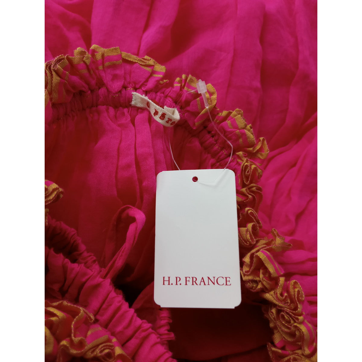 新品 H.P.France アッシュ・ペー・フランス pero ペロ ロングスカート ピンク 34