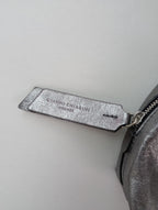 GIANNI CHIARINI ジャンニキアリーニ レザー ショルダーバッグ シルバー 【中古】