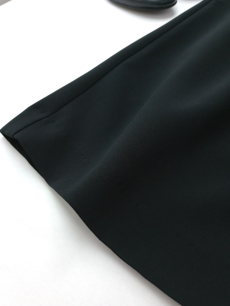 Crespi クレスピ  Daja ブラックフォーマルシリーズ ワイド パンツ 黒 ブラック 〈GAUCHO〉【中古】