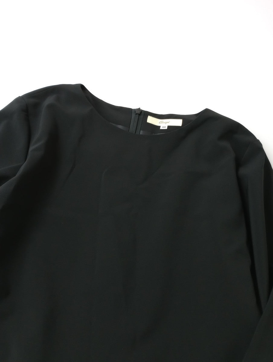 Crespi  クレスピ  Daja  ブラック フォーマル シリーズ  ワンピース 40 黒 ブラック 【中古】