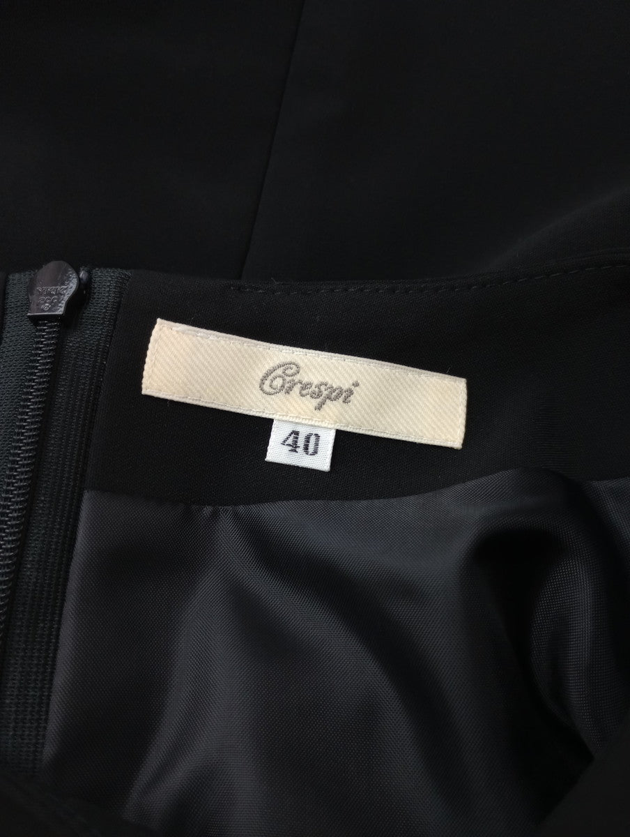 Crespi  クレスピ  Daja  ブラック フォーマル シリーズ  ワンピース 40 黒 ブラック 【中古】