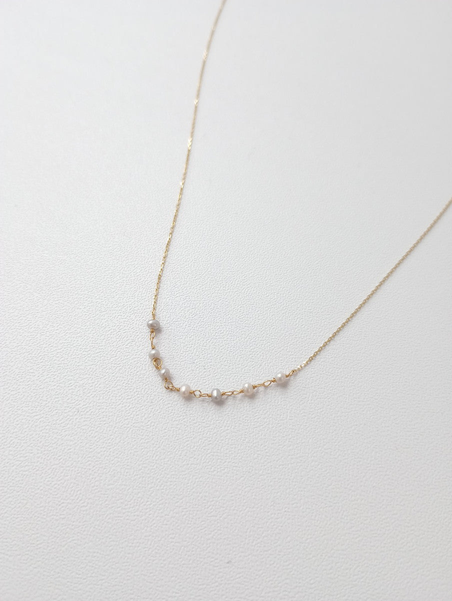 MAISON RUBUS メゾンルーバス 10K luminous necklace 本真珠 パール ネックレス
